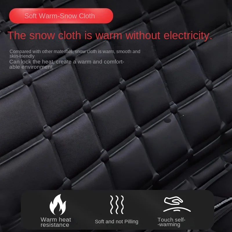 12V Heated Car Seat Cushion Quick-Heating Universal Fit 94 x 46.5 cm (37 x 18.3 in)