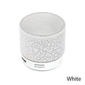 Mini Bluetooth Speaker with LED Light, USB & SD Card — Portable Wireless Speaker with Deep Bass for Phone & PC