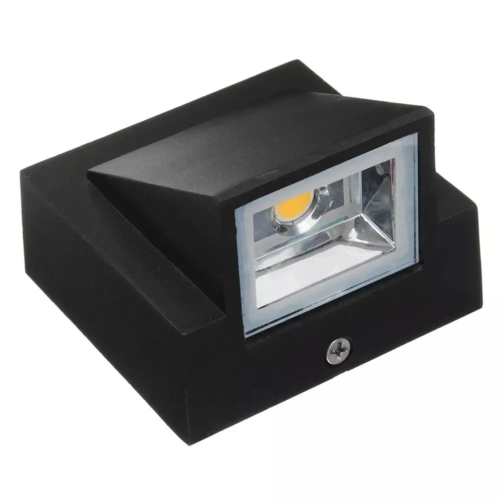 IP65 5W Aluminum Outdoor LED Wall Light - Waterproof Garden & Balcony Sconce, AC 85-265V