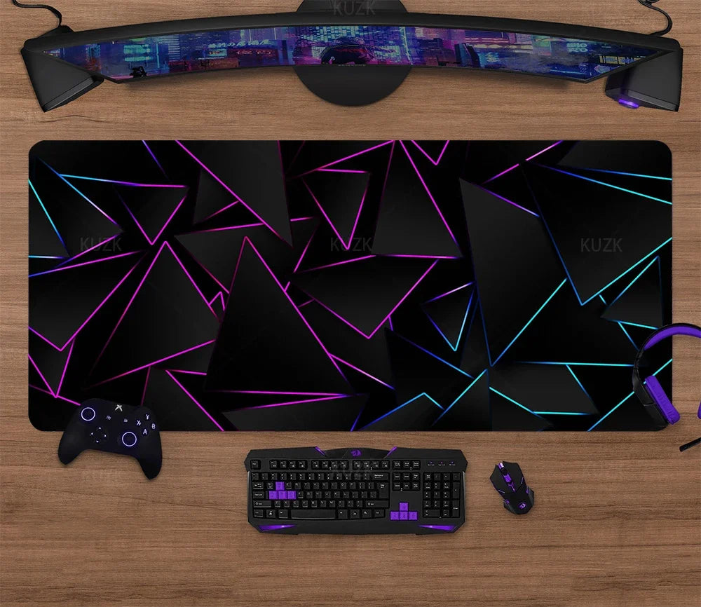 Large Gaming Mouse Pad Desk Mat XL Extended Keyboard & Mouse Pad — 30x80 / 40x90 / 50x100 cm (11.8x31.5, 15.7x35.4, 19.7x39.4 in)