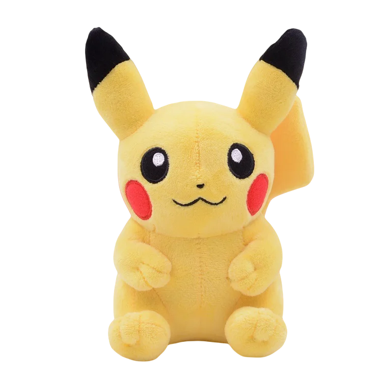 Kawaii Anime Plush Toys - Pikachu, Pichu, Charmander, Squirtle & Psyduck Soft Stuffed Dolls (8–12 in | 20–30 cm) - Kids Birthday & Christmas Gift