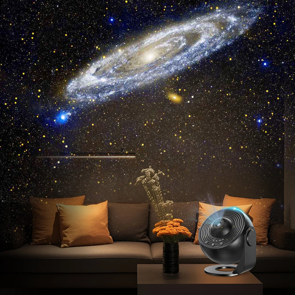Galaxy Star Projector Planetarium Night Light – 13-in-1 Solar System & Constellation Projector for Kids' Bedroom