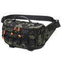 Tactical Waterproof Chest Waist Bag - Fishing & Outdoor Molle Crossbody Pack 30 x 11 x 20 cm (11.8 x 4.3 x 7.9 in)