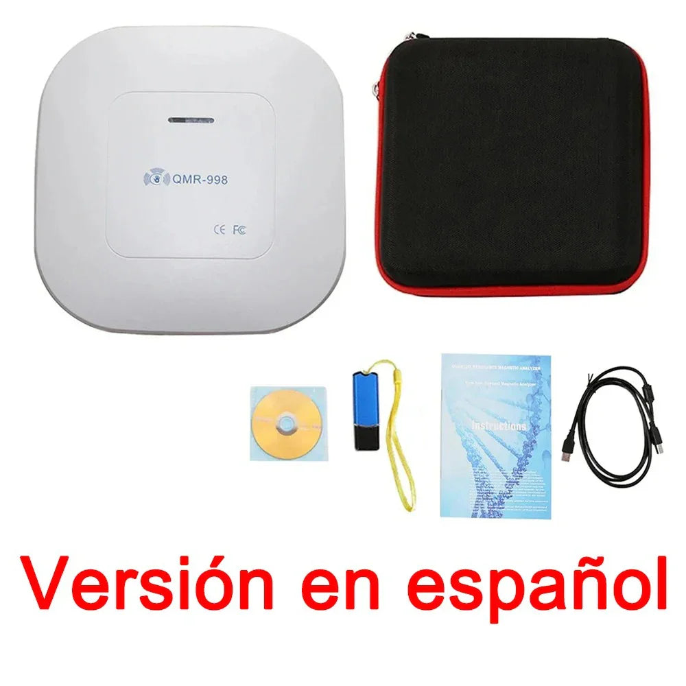 Quantum Magnetic Resonance Body Health Analyzer — Hand-Touch Diagnostic Device, Multi-Language, Up to 54 Reports