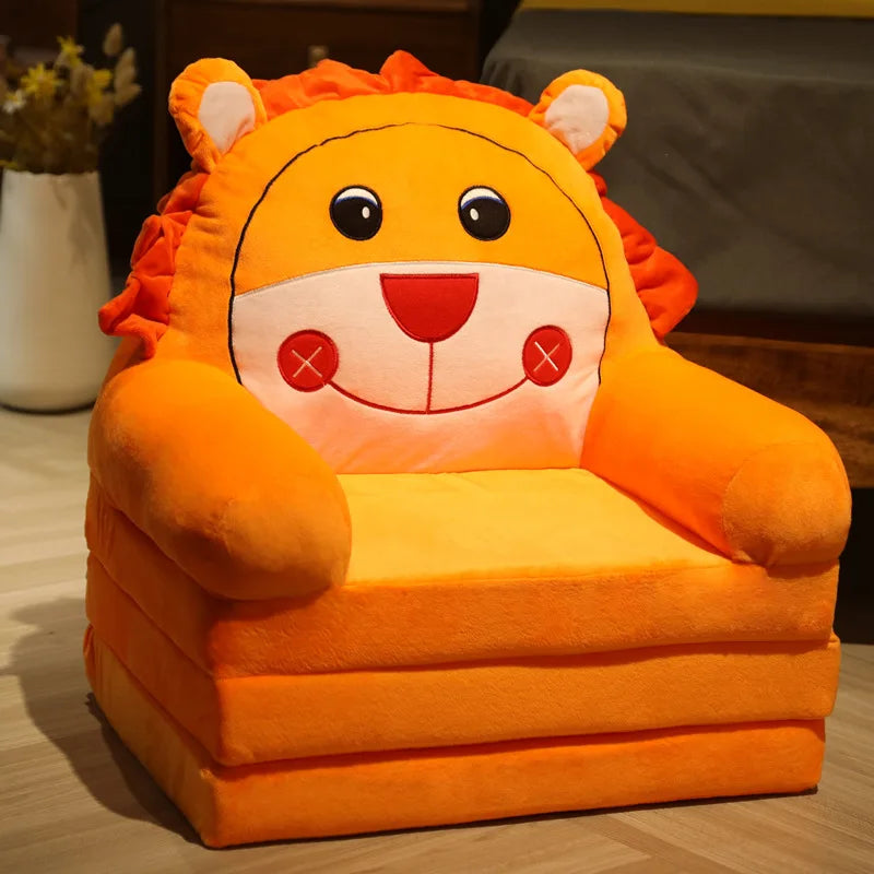 Children's Cartoon Folding Sofa Bed – Princess Toddler Convertible Chair
