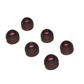 Sonic Silicone Earbud Tips - Corrugated Medical-Grade Ear Tips 3-Pair (S/M/L)