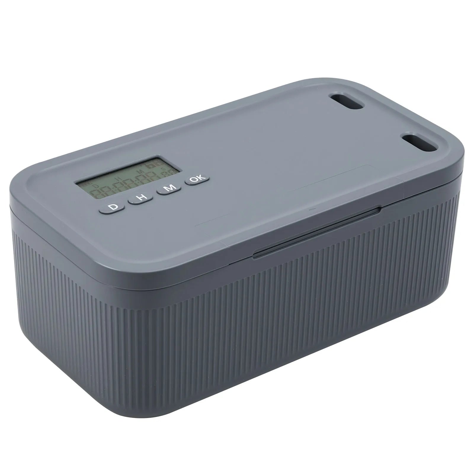 2.8L Timer Lock Box | Electronic Lockable Storage Box with Combination Lock & Digital Timer for Phone, Medication & Focus