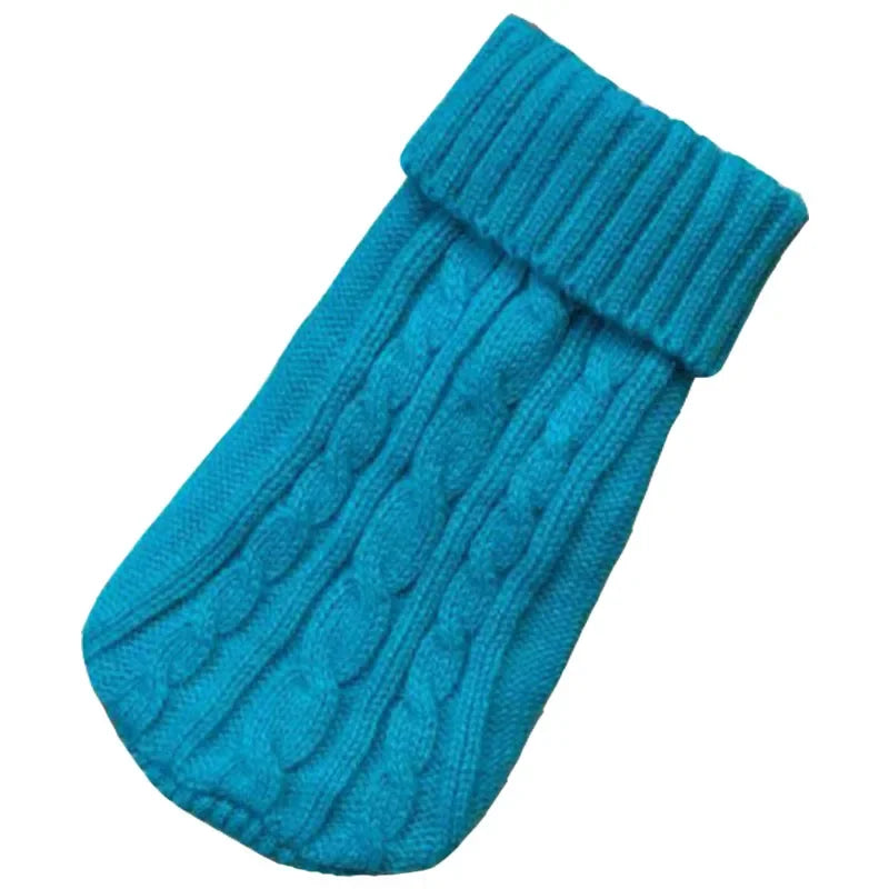 Knitted Winter Dog Sweater for Small & Medium Dogs, Chihuahua & Yorkie Puppy Pullover