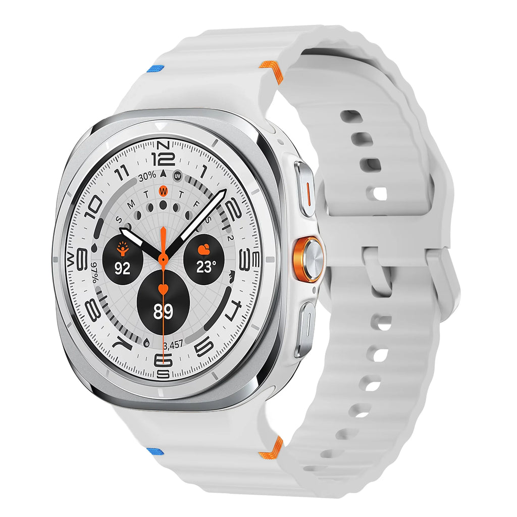Original Strap for Samsung Galaxy Watch ultra strap 47mm Silicone Bracelet Galaxy Watch 5 pro/4/6 Classic/7 44mm 40mm 43 46 band