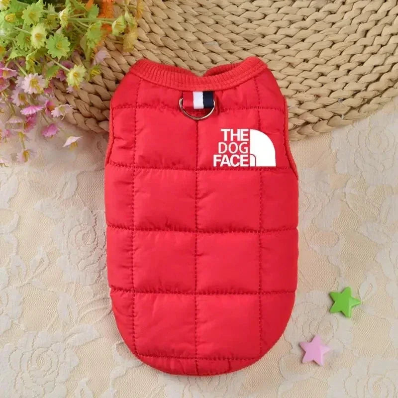 Reversible Winter Dog Coat - Warm Cotton-Down Vest for Small & Medium Dogs, Chihuahua French Bulldog Yorkie
