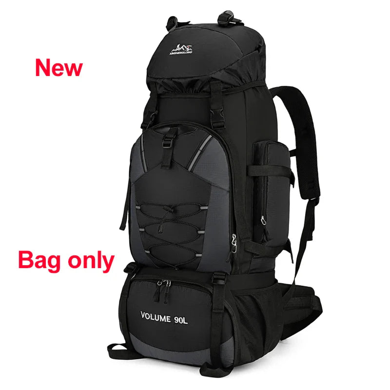 90L Waterproof Hiking & Camping Backpack — Large Capacity Trekking Rucksack for Travel (Unisex)