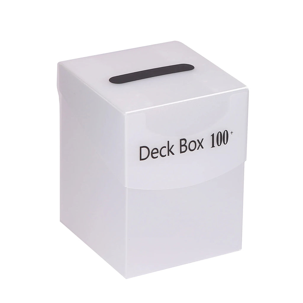 Deck Card Storage Box for 100+ Cards – Playing Card Carrying Case for Trading & Baseball Cards, Portable Deck Box for Games