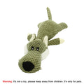 Bite-Resistant Squeaky Plush Dog Toy — Lion, Wolf & Elephant, 15.7 x 6.3 x 3.5 in (40 x 16 x 9 cm) — Interactive Chew Toy for Small & Medium Dogs