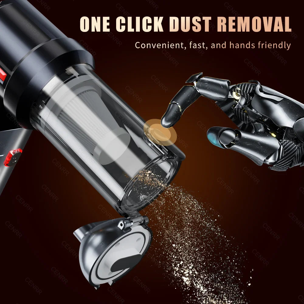 Mini Cordless Handheld Car Vacuum Cleaner & Blower - 998000PA Strong Suction, USB-C Rechargeable, Portable