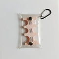 Portable Transparent Coin Clip Organizer Wallet – Small PVC Travel Coin & Card Holder