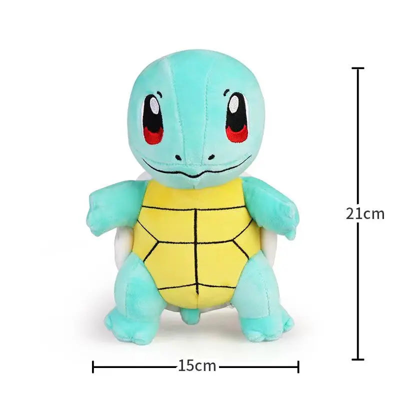 Kawaii Anime Plush Toys - Pikachu, Pichu, Charmander, Squirtle & Psyduck Soft Stuffed Dolls (8–12 in | 20–30 cm) - Kids Birthday & Christmas Gift