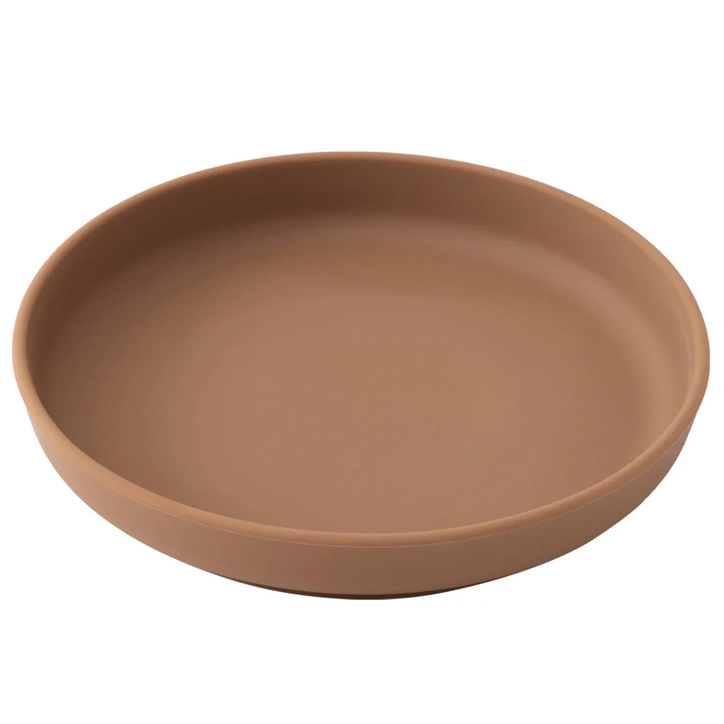 Food-Grade Silicone Baby Plate with Suction Base — Anti-Slip BPA-Free Toddler Feeding Bowl