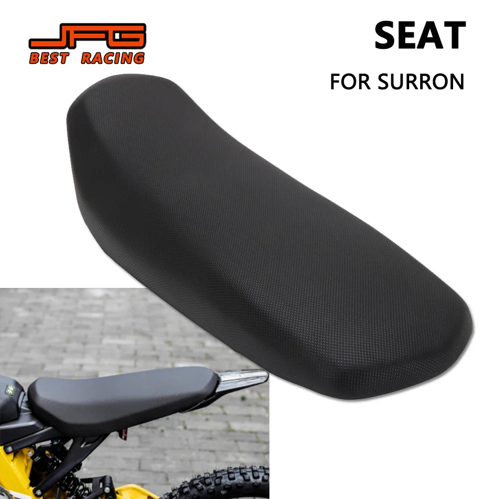Waterproof Leather Seat Cushion for Electric Dirt Bikes – 6mm Thick Durable Motorcycle Saddle for e-Bikes & Off‑Road Bikes