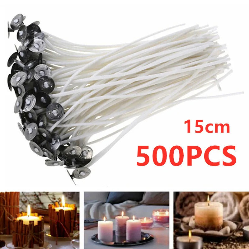 200ft (61m) 24-Ply Braided Cotton Candle Wick Roll – DIY Candle Wicks for Soy, Paraffin & Beeswax