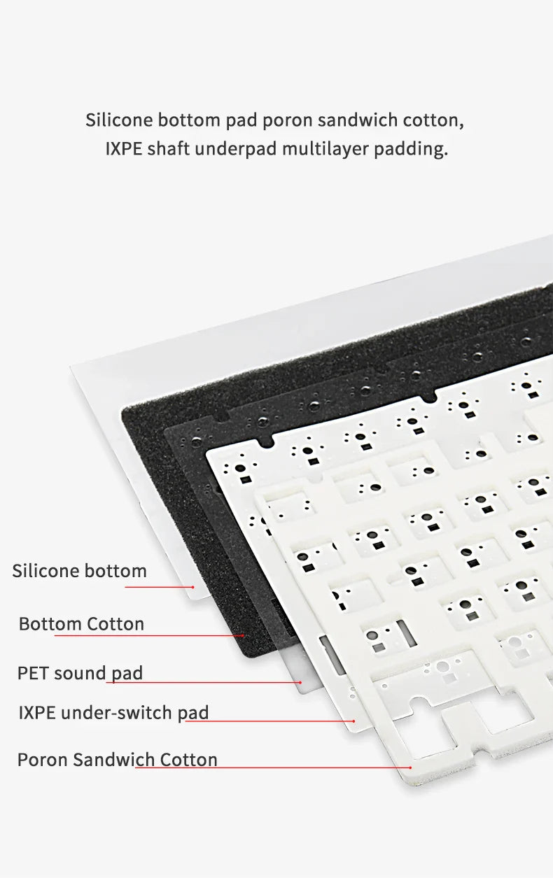 75% Hot-Swap Mechanical Gaming Keyboard, 82-Key Compact Layout, Hot-Swappable Switches, Tri-Mode 2.4GHz/Bluetooth/USB-C, RGB Backlight