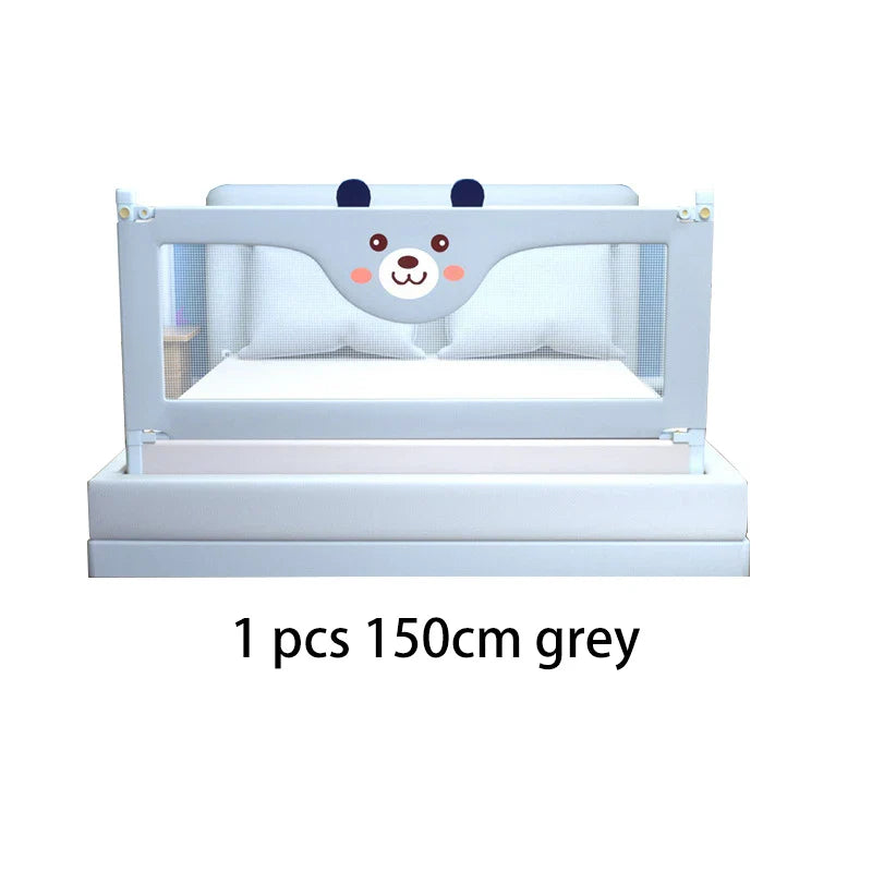 Liftable Baby Bed Guardrail – Strong Safety Rail & Crib Side Bumper, 1.5 m (59 in), 1.6 m (63 in), 1.8 m (71 in), 2.0 m (79 in)