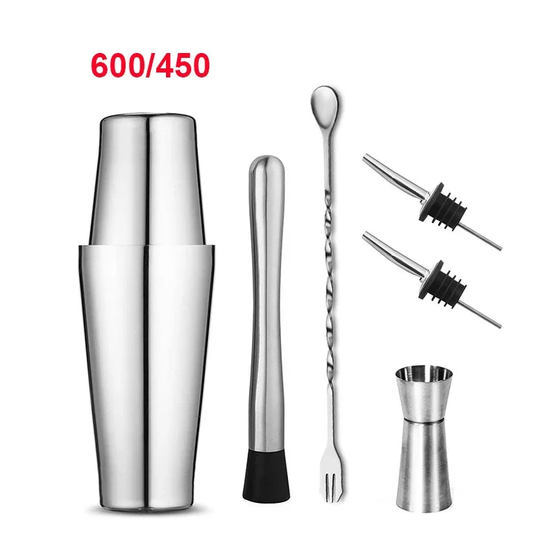 Boston Shaker Set – Professional Stainless Steel Cocktail Mixer & Bartender Kit