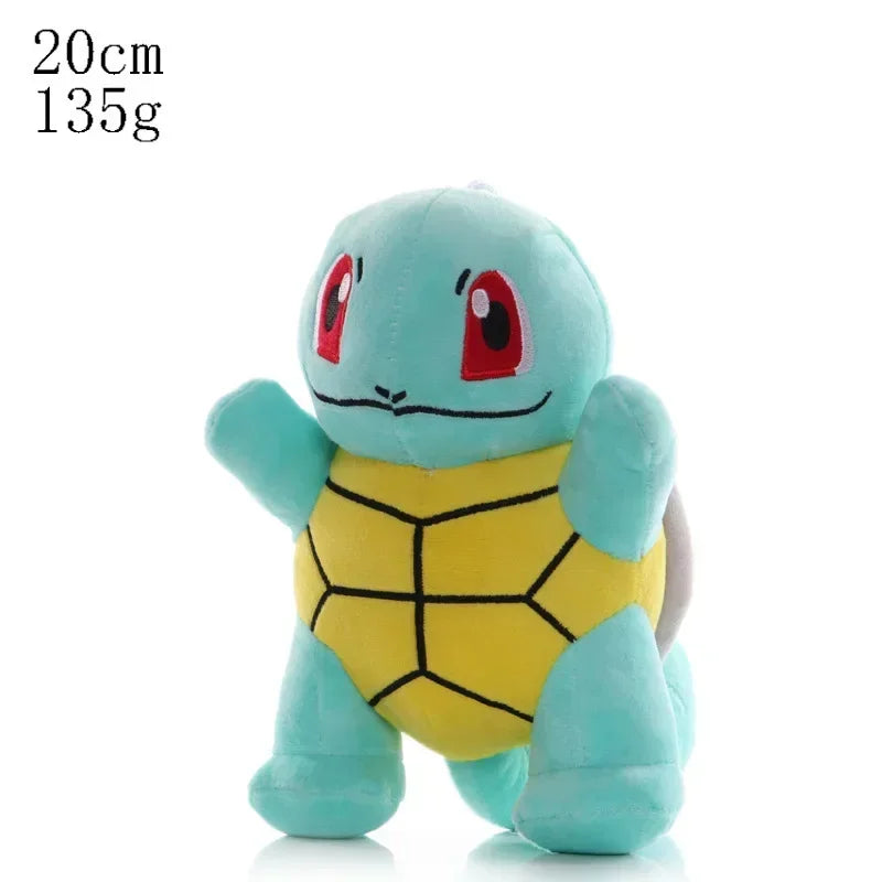 Cute Pikachu Pichu Charmander Bulbasaur Squirtle Psyduck Eevee Plush Soft Stuffed Doll 6-12 in (15-30 cm)