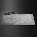 Gray Extended Mouse Pad – Stitched Edge XXL / Large Desk Mat, Non-Slip Rubber Gaming & Office Mousepad