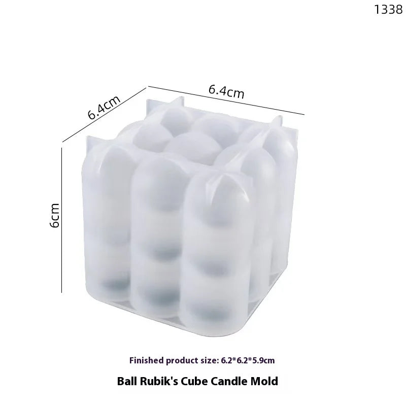 3D Spiral Striped Silicone Candle Mold for DIY Scented Candles, Wax, Soap & Resin (8 x 8 x 15 cm / 3.1 x 3.1 x 5.9 in)