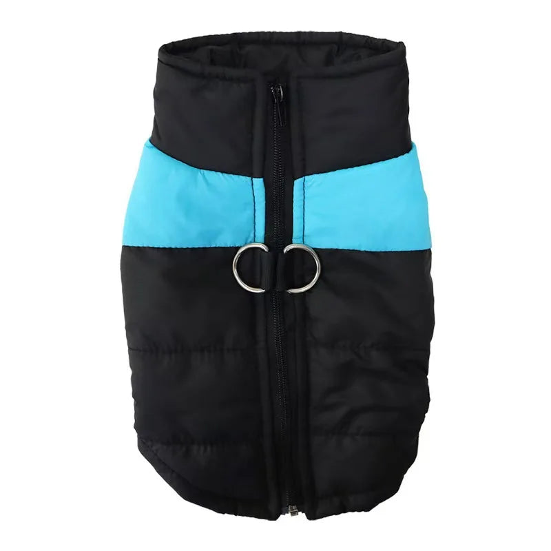 Waterproof Padded Dog Coat – Warm Winter Vest Jacket with Zipper for Small, Medium & Large Dogs