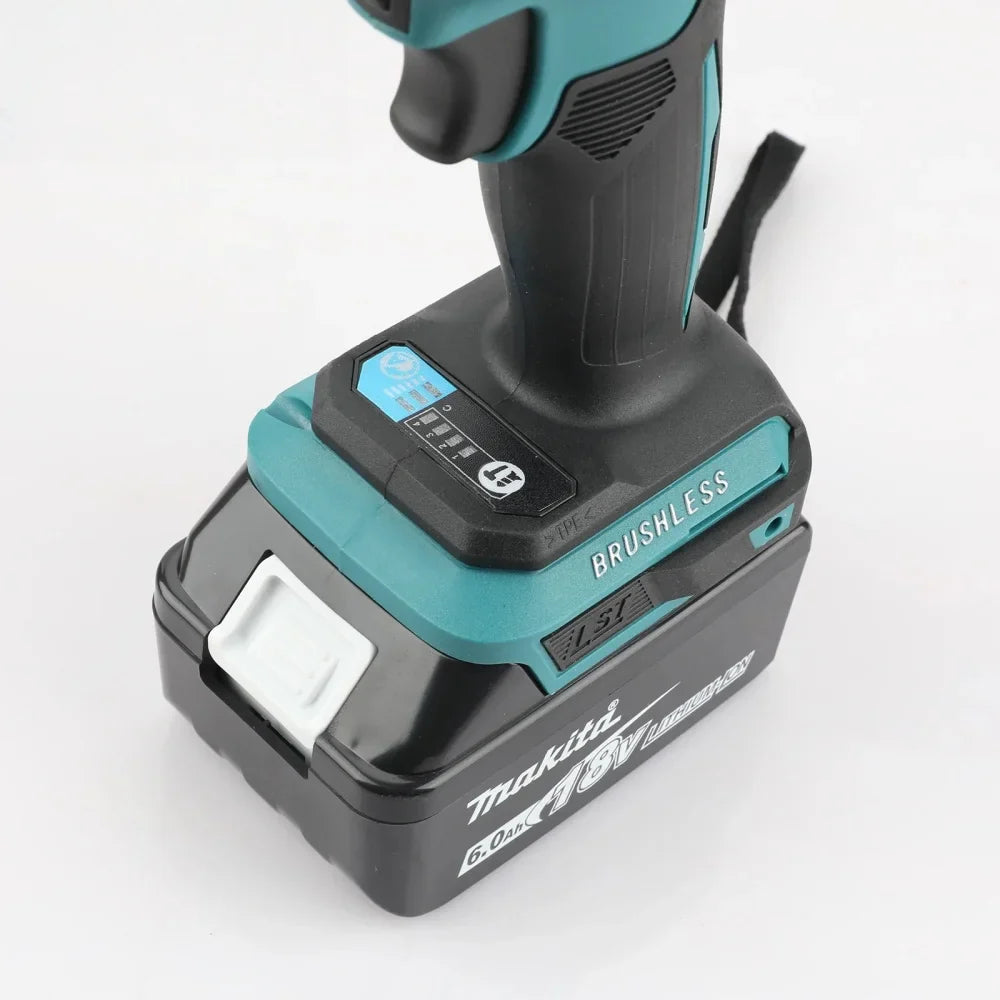 Cordless Impact Driver Brushless Motor 18V 180 N·m (133 ft·lb) T-Mode Electric Drill for Wood & Bolts