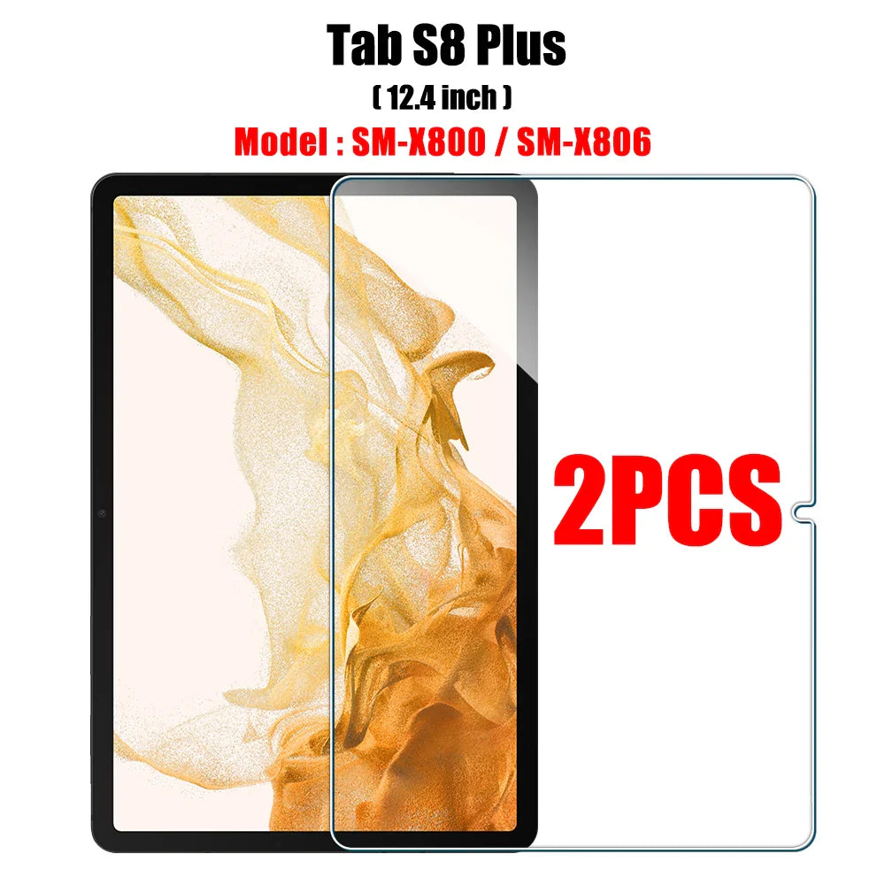 2-Pack Tempered Glass Screen Protector for Galaxy Tab Tablets – 10.8 inch (27.4 cm), Anti-Scratch Bubble-Free Film