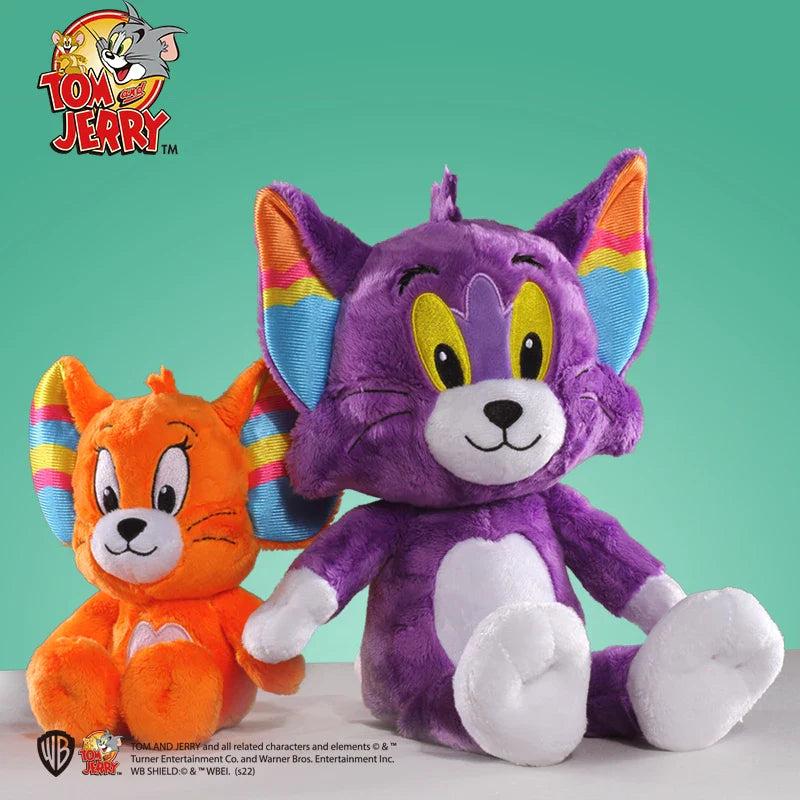 Tom and Jerry Plush Toy - Cat & Mouse Stuffed Animal, Multiple Sizes 5–13 in (13–32 cm)