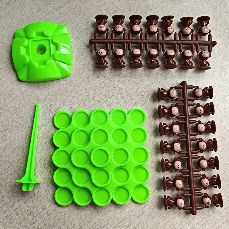 Monkey Balance Tree Foldable Kids Balance Game — Parent-Child Interactive Music Toy, Ages 3+