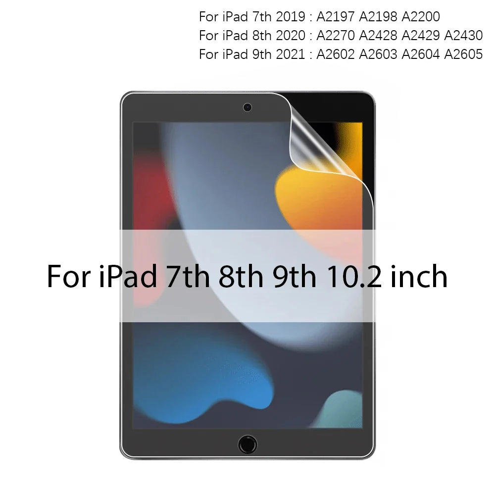 Paper-Feel Matte PET Screen Protector for iPad — 11-inch (27.9 cm) Anti-Glare Stylus-Friendly