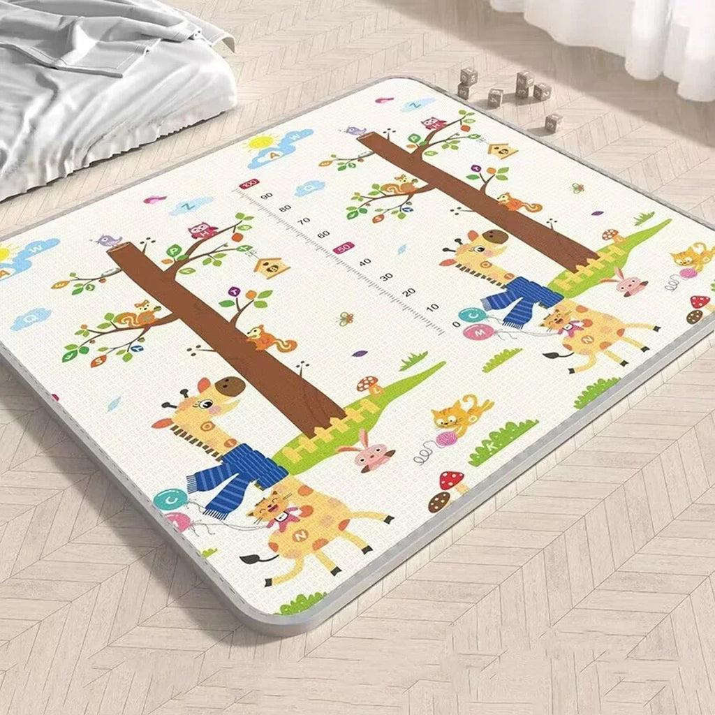 Baby Play Mat Foam Crawling Activity Gym Rug – Non-Toxic EPE, Double-Sided, Foldable (Available in 5 Sizes)