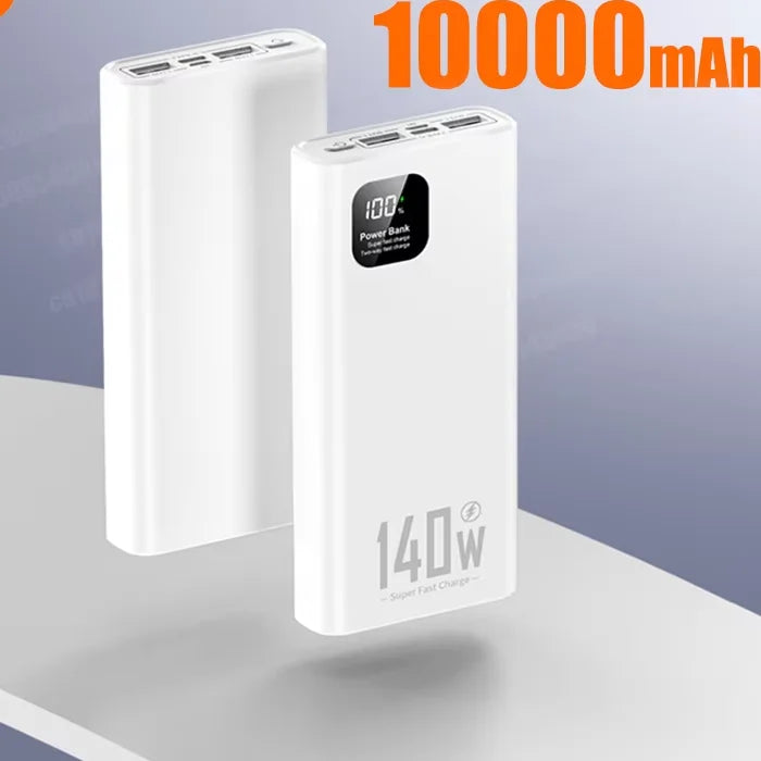 100000mAh 120W Power Bank – USB-C PD 20W Fast Charge, LED Display Portable Battery Pack for iPhone Samsung Xiaomi Tablets