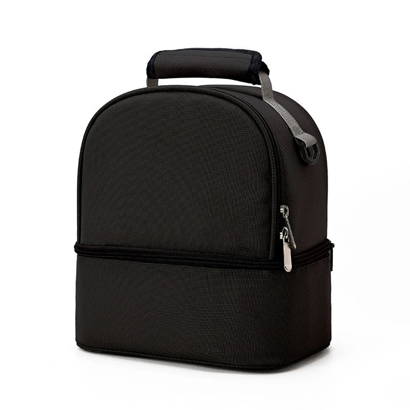 Insulated Double-Layer Large Capacity Mommy Bag – Travel Picnic Diaper & Lunch Backpack