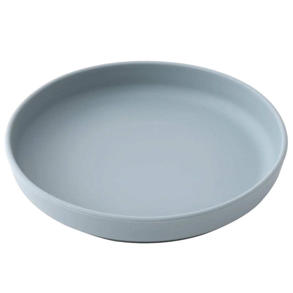 Food-Grade Silicone Baby Plate with Suction Base — Anti-Slip BPA-Free Toddler Feeding Bowl