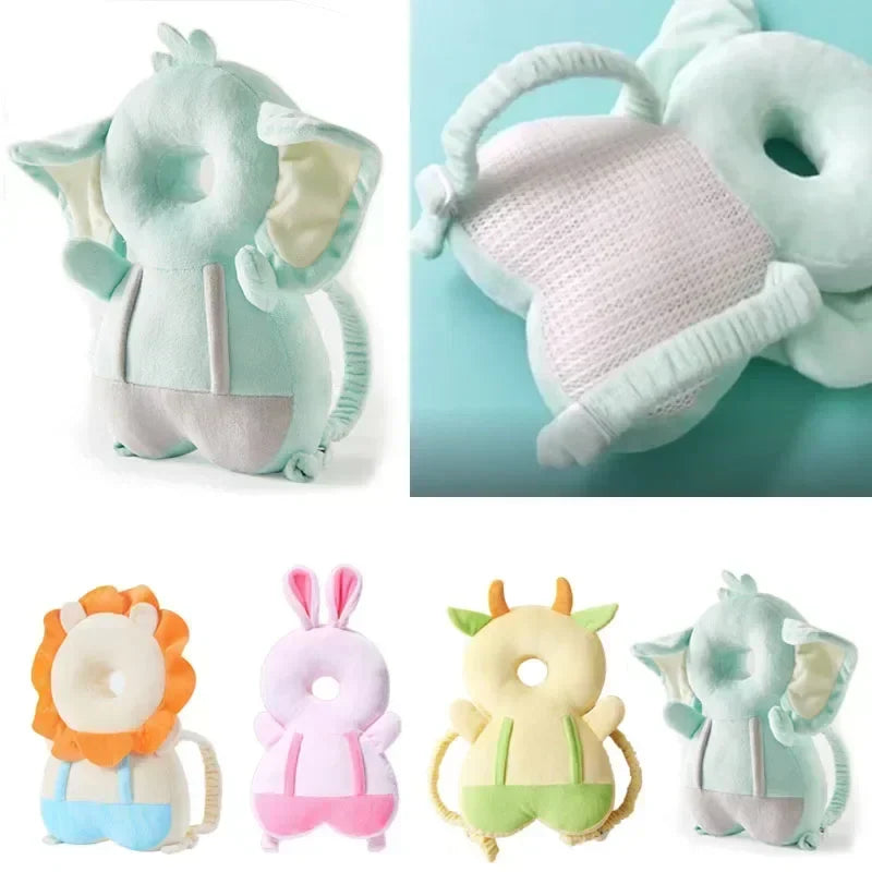 1-3T Toddler Baby Head Protector Safety Cushion Back Pad Cartoon Angel Bee Anti-Fall Headrest