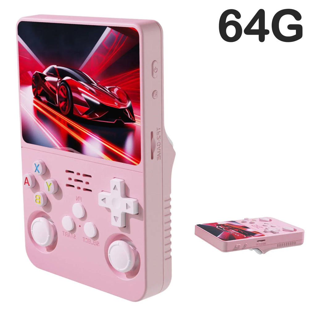Retro Handheld Game Console 3.5-inch (8.9 cm) IPS — 15,000+ Games, 64/128GB Storage, Linux Pocket Player, 3000mAh Battery