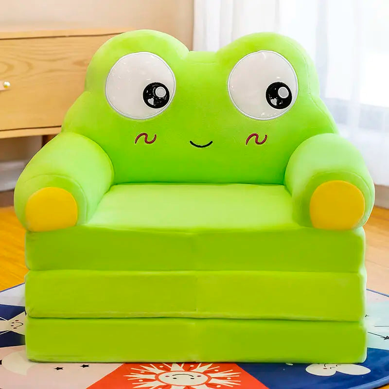 Kids Princess Sofa Removable Washable Foldable Children's Cartoon Armchair Toddler Couch