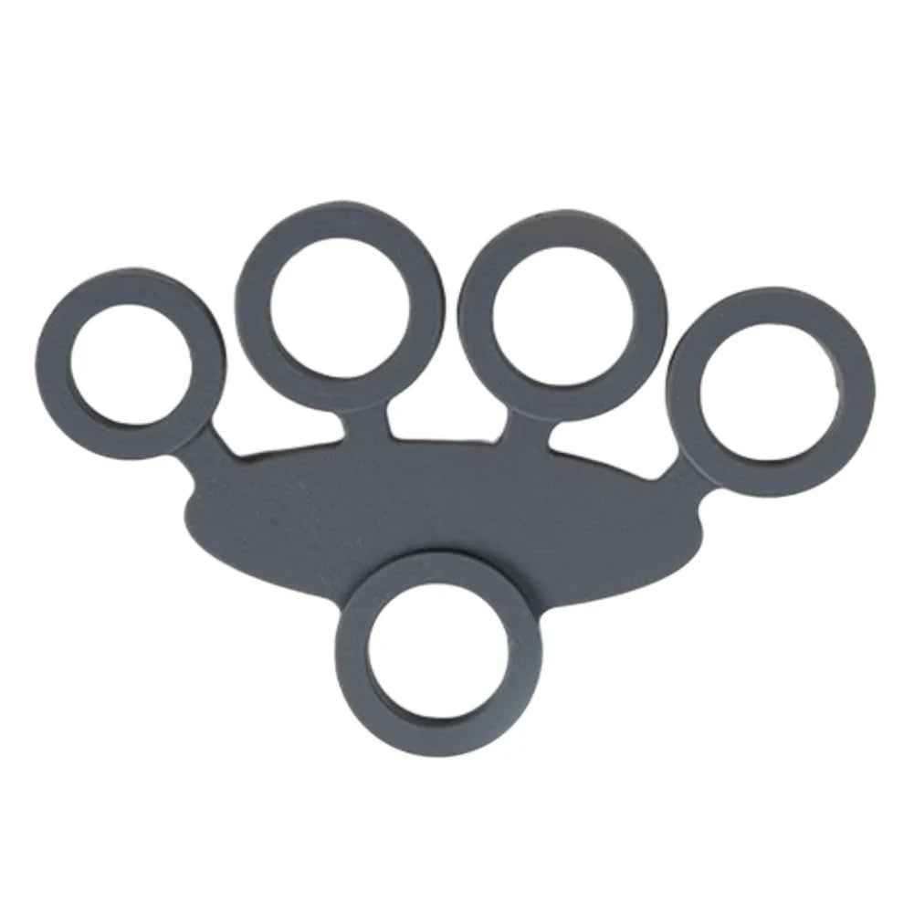 5-Finger Silicone Finger Strengthener Ring – Hand Grip & Finger Exerciser for Rehab, Guitar Practice, Stress Relief
