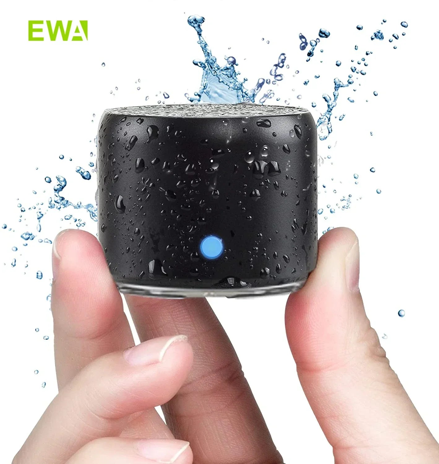 Mini Bluetooth Speaker IPX7 Waterproof, Extra Bass Portable Speaker with Metal Body and Travel Case