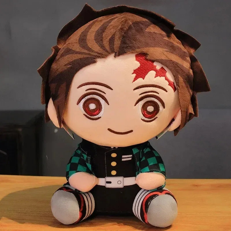 Demon Slayer 20cm (7.9 in) Plush Dolls - Anime Kimetsu No Yaiba Tanjirou Nezuko Zenitsu Kyojuro Soft Stuffed Toys for Kids & Collectors