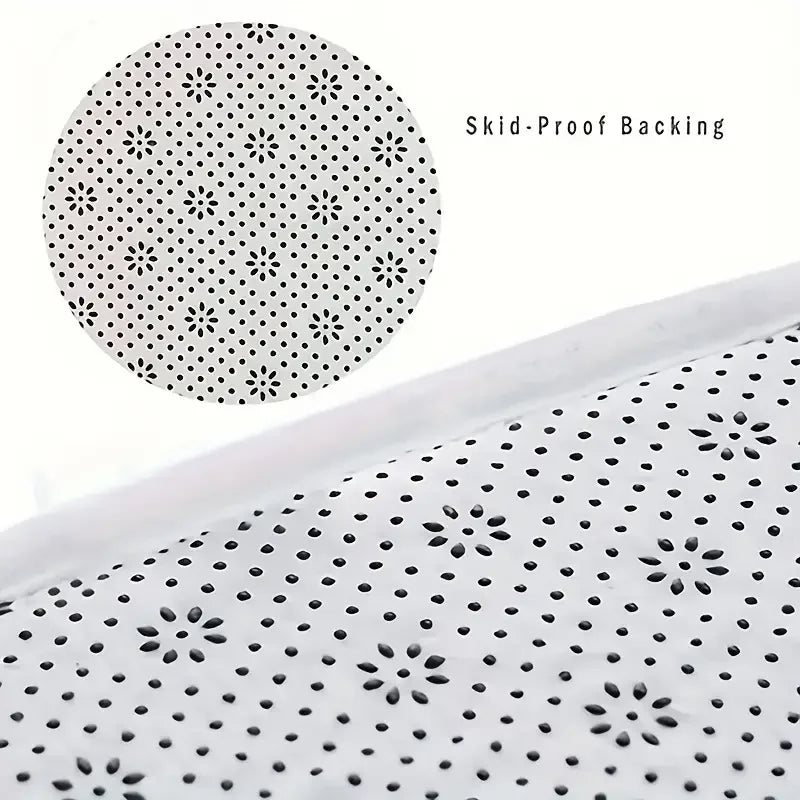 Water-Absorbent Anti-Slip Thickened Long-Pile Bathroom Mat Machine Washable Bath Rug