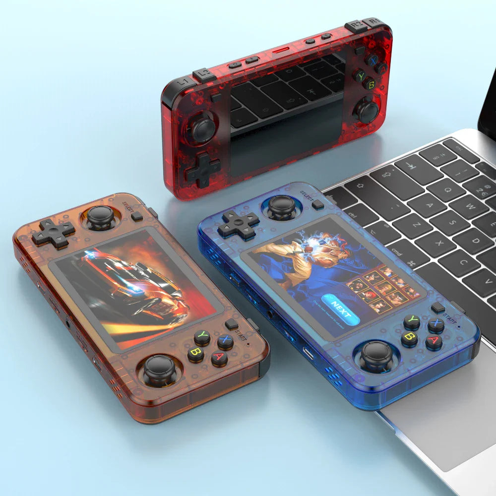 3.5-inch (8.9 cm) IPS Retro Handheld Console – 15,000+ Games, 3000mAh Long Play, 128GB Storage, Expandable to 256GB