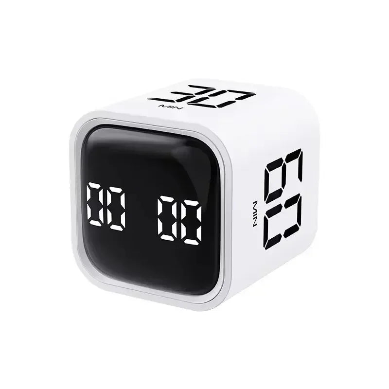 Gravity Cube Productivity Timer – 4-Preset LED Countdown for Kids, Study & Kitchen