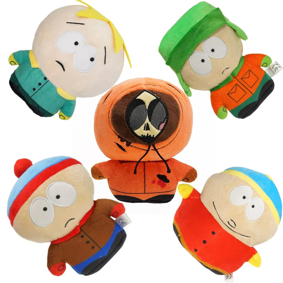 South Park Plush Pillow - Cartman, Stan & Butters Stuffed Doll, 7 in (17–19 cm) Gift for Kids & Collectors
