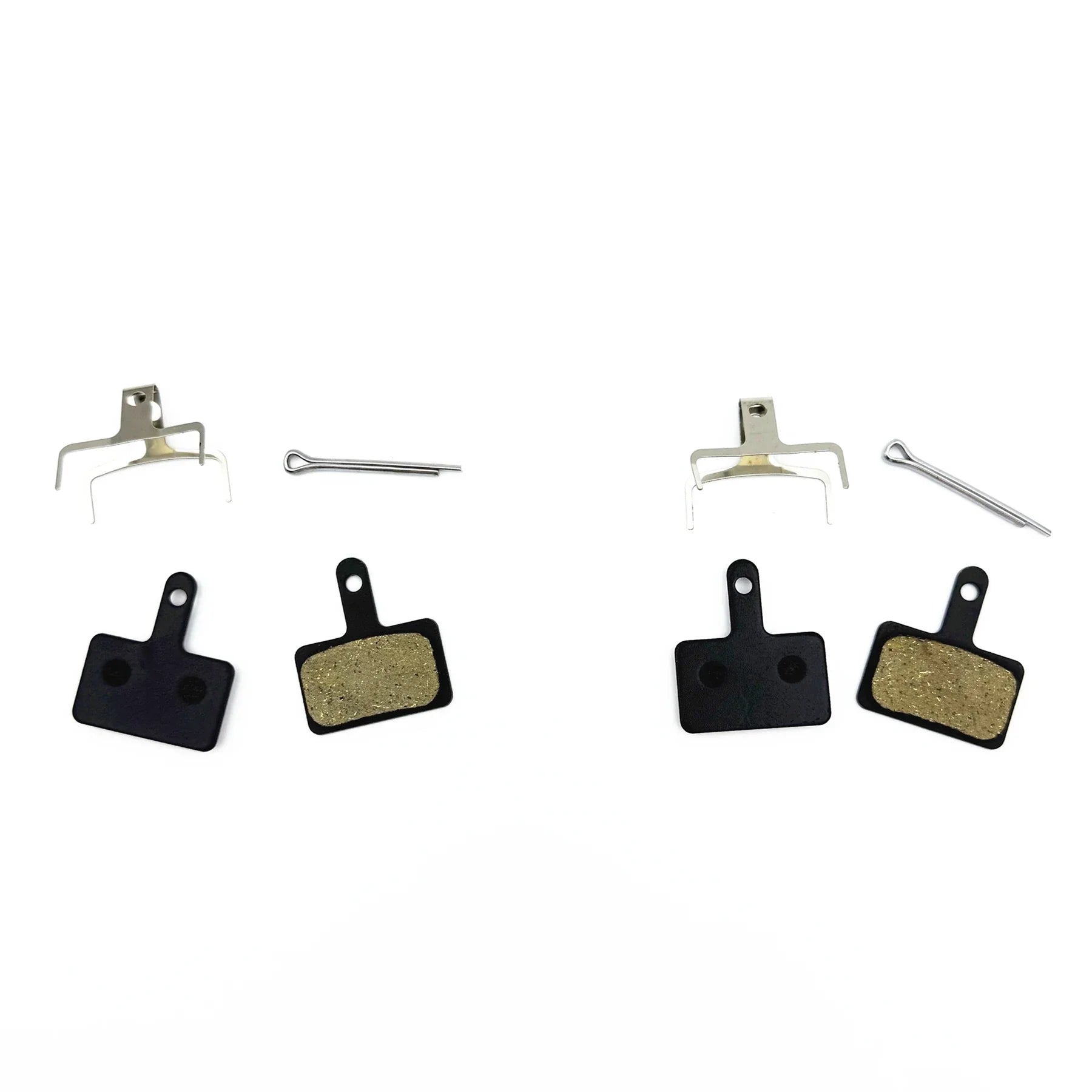 2/4/12-Pair Hydraulic Disc Brake Pads for Mountain Bikes — Resin, Semi-Metal & Ceramic Options